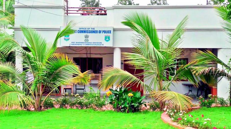 The front lawn of the Pet Basheerabad ACP office. The front lawn of the Pet Basheerabad ACP office.
