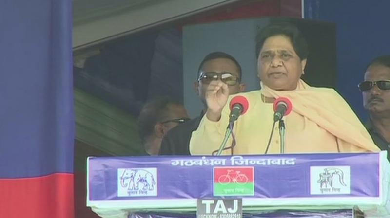 It will be the first time that Mulayam will share the stage with Mayawati since 1995 when the infamous guesthouse incident took place in Lucknow. (Photo: ANI | Twitter) It will be the first time that Mulayam will share the stage with Mayawati since 1995 when the infamous guesthouse incident took place in Lucknow. (Photo: ANI | Twitter)