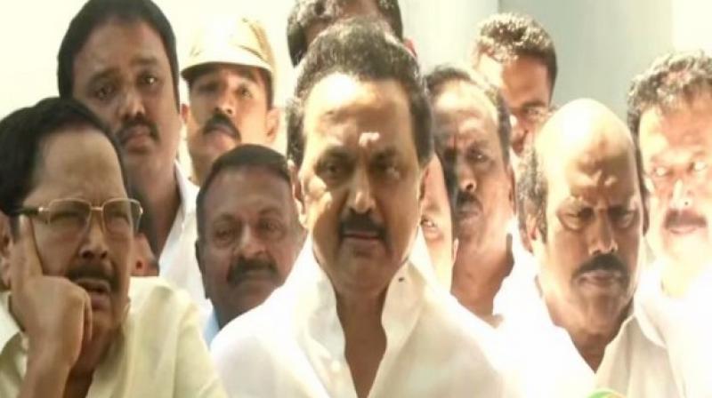 DMK chief MK Stalin (ANI photo)