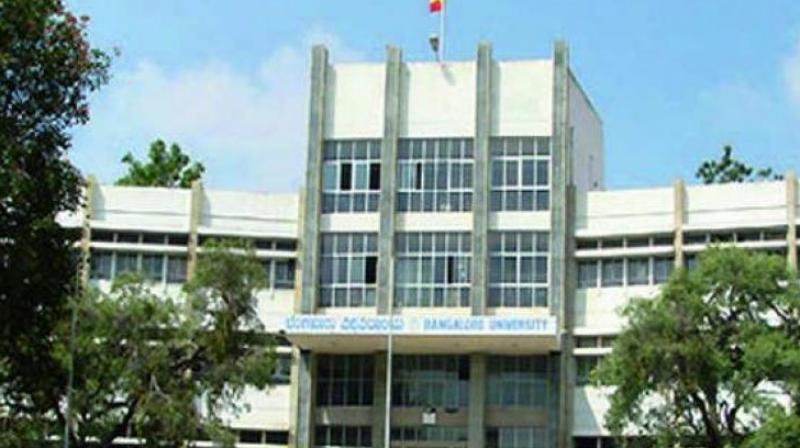 Prof. Sudesh V. assumed office as in-charge vice-chancellor of Bangalore University on Wednesday. Prof. Sudesh V. assumed office as in-charge vice-chancellor of Bangalore University on Wednesday.