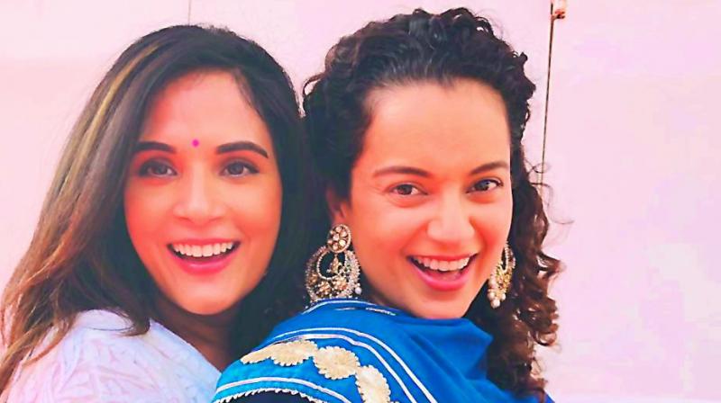 Richa Chadha and Kangana Ranaut Richa Chadha and Kangana Ranaut
