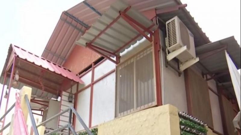 While a concrete house could cost a minimum of Rs 40 lakh, a plastic house costs only Rs 700 per square feet, said Lingam. (Photo: ANI) While a concrete house could cost a minimum of Rs 40 lakh, a plastic house costs only Rs 700 per square feet, said Lingam. (Photo: ANI)