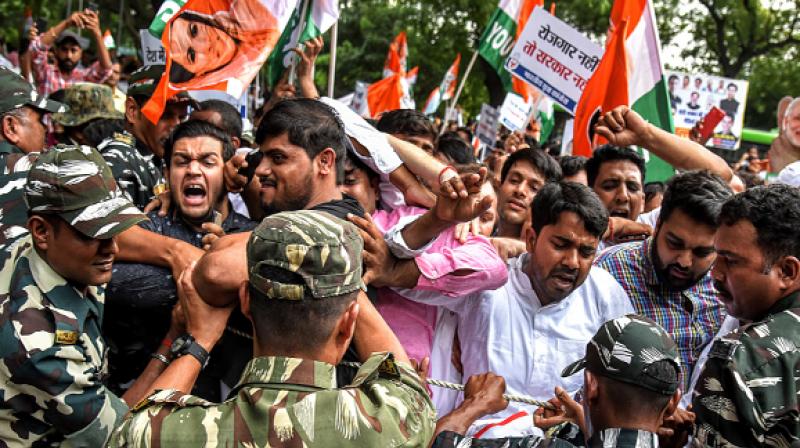 The youth of the country is facing problems in finding jobs and there is growing disappointment and frustration among them. (Photo: ANI) The youth of the country is facing problems in finding jobs and there is growing disappointment and frustration among them. (Photo: ANI)