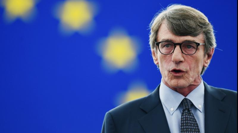 Italy's David Sassoli is a 63-year-old former journalist. (Photo: AFP) Italy's David Sassoli is a 63-year-old former journalist. (Photo: AFP)