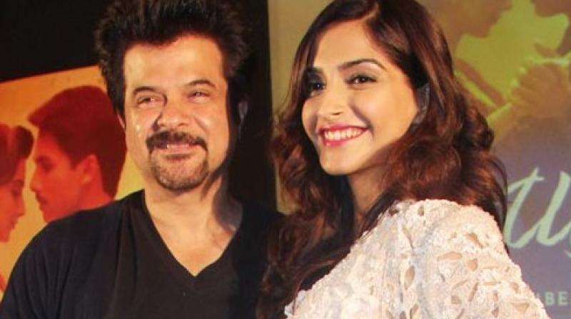 Anil Kapoor and Sonam Kapoor. Anil Kapoor and Sonam Kapoor.