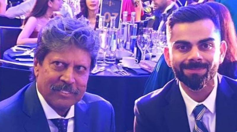 Kohli during his pre-departure press conference didn't hide that he would love to see current head coach Ravi Shastri get another term. (Photo: BCCI) Kohli during his pre-departure press conference didn't hide that he would love to see current head coach Ravi Shastri get another term. (Photo: BCCI)