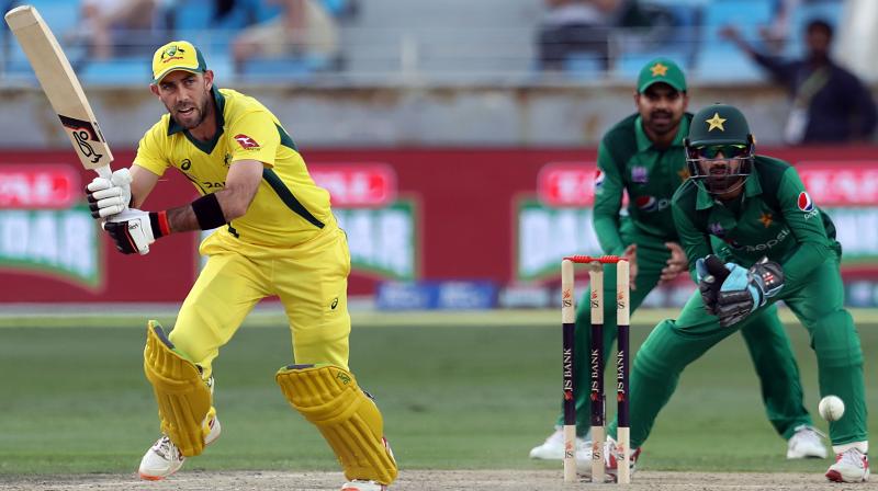 Maxwell raised his third successive half-century of the series and smashed Pakistan seamers at will with his extravagant shots on both sides of the wicket. (Photo: AFP) Maxwell raised his third successive half-century of the series and smashed Pakistan seamers at will with his extravagant shots on both sides of the wicket. (Photo: AFP)