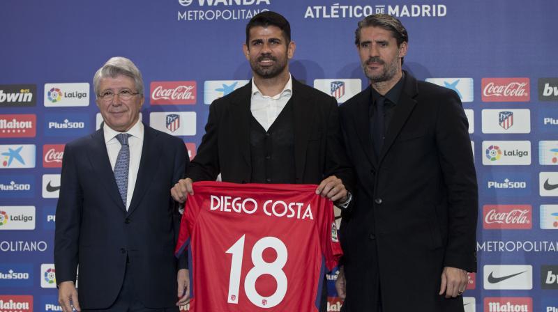 It was in September that Atletico Madrid announced the signing of Diego Costa from Chelsea. (Photo: AP) It was in September that Atletico Madrid announced the signing of Diego Costa from Chelsea. (Photo: AP)