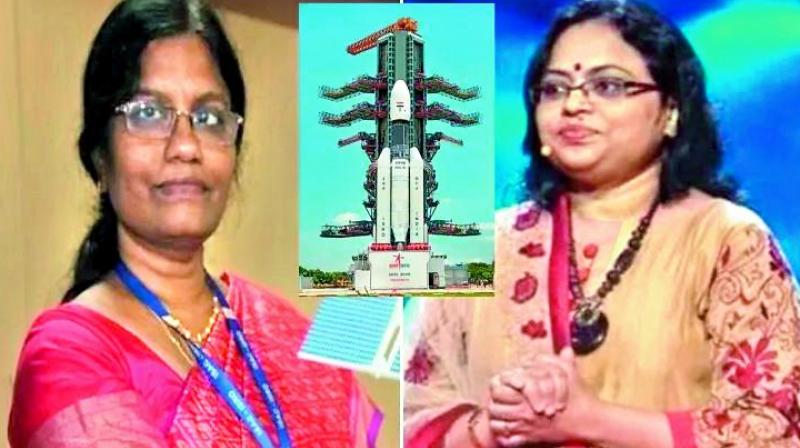 Muthayya Vanitha and Ritu Karidhal. Muthayya Vanitha and Ritu Karidhal.