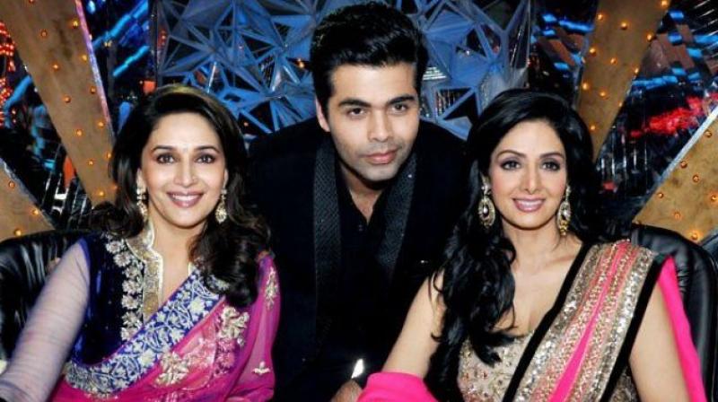Madhuri Dixit will be play late actress Sridevi role in Karan Johar's film. Madhuri Dixit will be play late actress Sridevi role in Karan Johar's film.