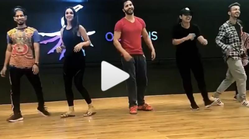 Varun Dhawan in the dance video. (Photo: Instagram) Varun Dhawan in the dance video. (Photo: Instagram)
