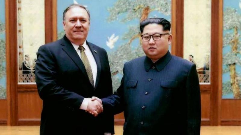 Pompeo is scheduled to fly to Beijing to meet his Chinese counterpart after the meetings in Seoul. (Photo: AP/File) Pompeo is scheduled to fly to Beijing to meet his Chinese counterpart after the meetings in Seoul. (Photo: AP/File)