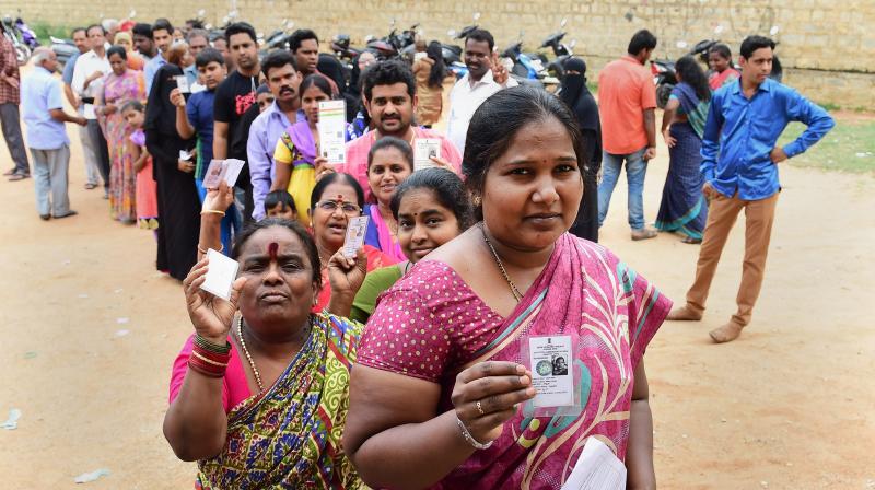 The last assembly election in the state in 2013 had witnessed 71.4 per cent polling. (Photo: AP) The last assembly election in the state in 2013 had witnessed 71.4 per cent polling. (Photo: AP)