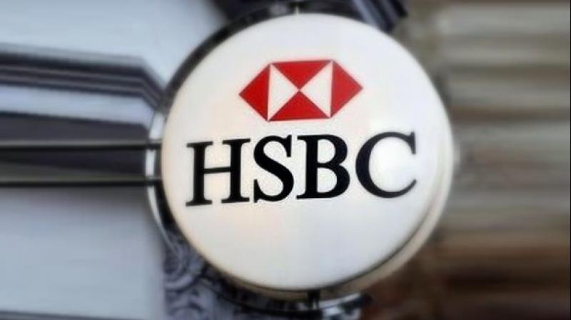 HSBC logo. HSBC logo.