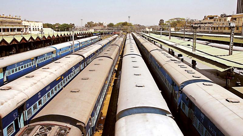 Train Nos 47115 and 47111 were cancelled on the Hyderabad-Lingampalli route while train no. 47135 was cancelled on the Lingampalli-Hyderabad route. Train Nos 47115 and 47111 were cancelled on the Hyderabad-Lingampalli route while train no. 47135 was cancelled on the Lingampalli-Hyderabad route.