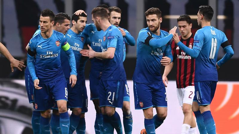 Arsenal, 13 points adrift of the top four in the Premier League, will be confident of continuing their bid to return to the Champions League by winning Europe's second-tier competition for the first time. (Photo: AFP) Arsenal, 13 points adrift of the top four in the Premier League, will be confident of continuing their bid to return to the Champions League by winning Europe's second-tier competition for the first time. (Photo: AFP)