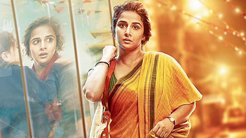 Vidya in a still from the film. Vidya in a still from the film.