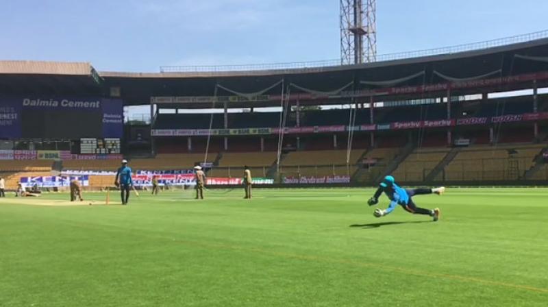 The first four-day match will also be held at the Chinnaswamy Stadium between August 4 to 7. (Photo: BCCI) The first four-day match will also be held at the Chinnaswamy Stadium between August 4 to 7. (Photo: BCCI)