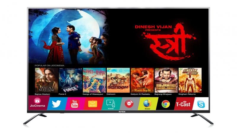Intex’s in-built App store, a new zone features sub-categories such as entertainment, games, education et al. Intex’s in-built App store, a new zone features sub-categories such as entertainment, games, education et al.