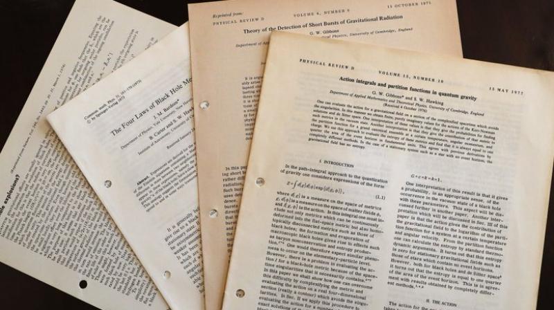 A copy of the scientist's doctoral thesis fetched almost 585,000 pounds (USD767,000). (AP Photo/Frank Augstein, file) A copy of the scientist's doctoral thesis fetched almost 585,000 pounds (USD767,000). (AP Photo/Frank Augstein, file)