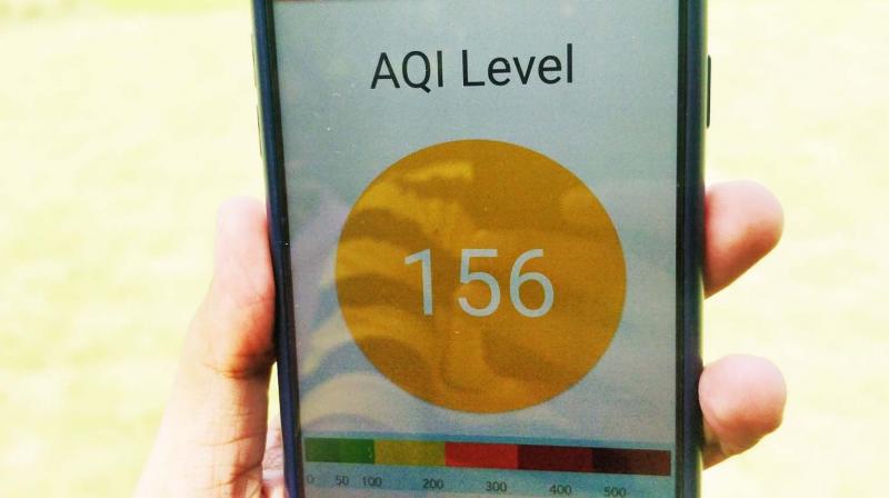 . Using AI and image processing techniques, the app extracts features from this image and correlates it with information provided by the local weather office to computer the AQI. . Using AI and image processing techniques, the app extracts features from this image and correlates it with information provided by the local weather office to computer the AQI.