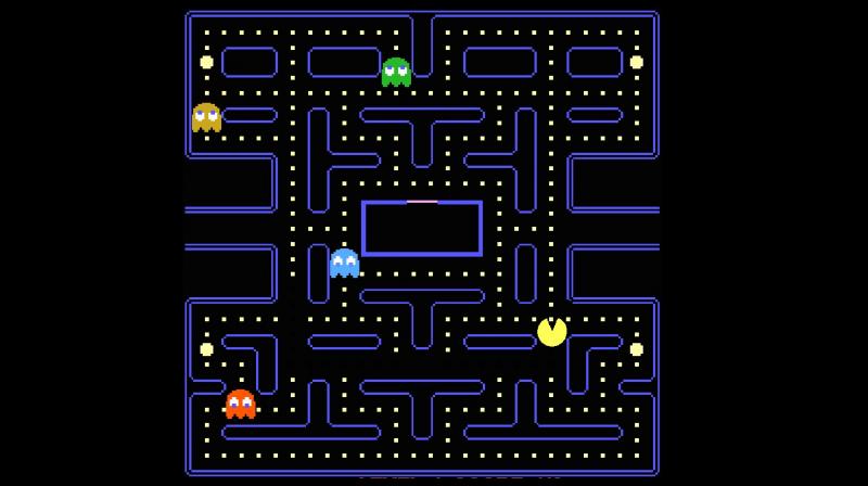 The idea for the game came from the image of a pizza with a slice carved out. The idea for the game came from the image of a pizza with a slice carved out.