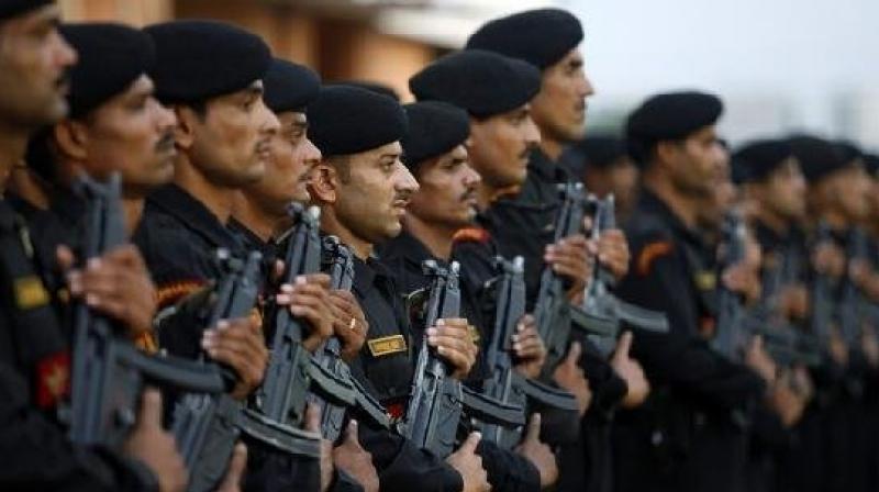 The force has also procured light-weight (3.8kg) Israeli and US-made 'corner shot' rifles that can pin down terrorists and save hostages with precision, without the commando being exposed. (Representational image) The force has also procured light-weight (3.8kg) Israeli and US-made 'corner shot' rifles that can pin down terrorists and save hostages with precision, without the commando being exposed. (Representational image)