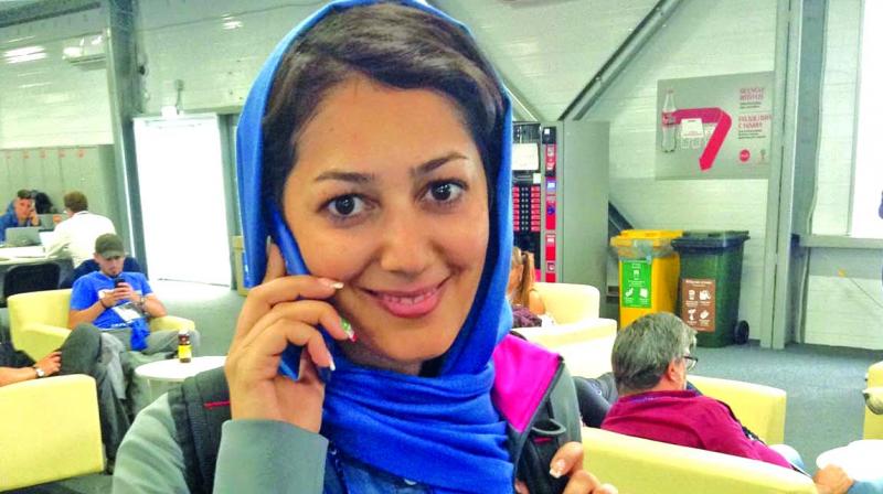 Iranian journalist Shirmardi Seyedehsamira. Iranian journalist Shirmardi Seyedehsamira.