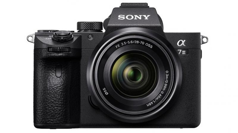 The A7 III camera is priced at Rs 1,64,990. The A7 III camera is priced at Rs 1,64,990.