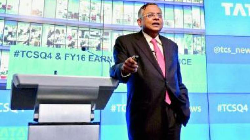 ata Sons Chairman Natarajan Chandrasekaran. ata Sons Chairman Natarajan Chandrasekaran.