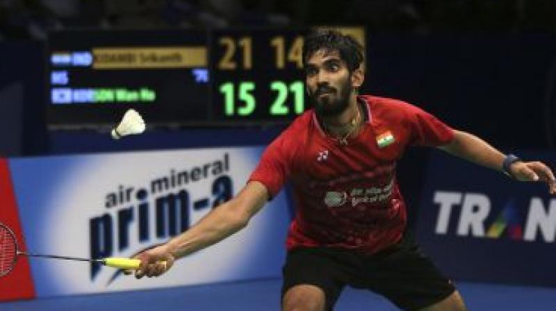 25-year-old Kidambi Srikanth has been in sensational form this season as he became the first Indian shuttler to reach four Super Series finals in a year, clinching three titles to surpass Saina Nehwal, who had claimed three crowns in 2010.(Photo: AP) 25-year-old Kidambi Srikanth has been in sensational form this season as he became the first Indian shuttler to reach four Super Series finals in a year, clinching three titles to surpass Saina Nehwal, who had claimed three crowns in 2010.(Photo: AP)