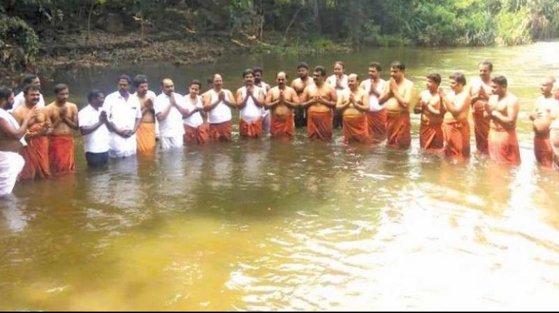 The 18 dissident AIADMK MLAs, were disqualified by Speaker P Dhanapal on September 18, 2017, under the anti-defection law after they met the Governor and expressed loss of confidence in Chief Minister K Palanisamy. (Photo: DC) The 18 dissident AIADMK MLAs, were disqualified by Speaker P Dhanapal on September 18, 2017, under the anti-defection law after they met the Governor and expressed loss of confidence in Chief Minister K Palanisamy. (Photo: DC)