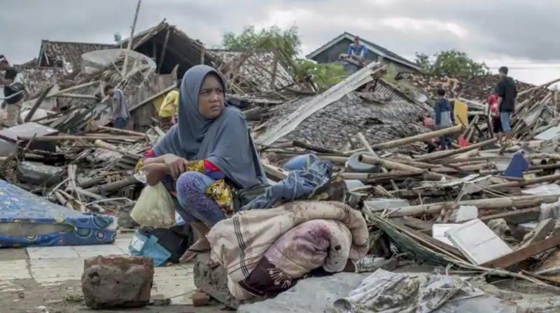 The tsunami that hit the coasts of Indonesian islands along the Sunda Strait was not big but it was destructive. The waves smashed onto beaches in the darkness Saturday night without warning, ripping houses and hotels from their foundations in seconds and sweeping terrified concertgoers into the sea. (Photo: AP) The tsunami that hit the coasts of Indonesian islands along the Sunda Strait was not big but it was destructive. The waves smashed onto beaches in the darkness Saturday night without warning, ripping houses and hotels from their foundations in seconds and sweeping terrified concertgoers into the sea. (Photo: AP)