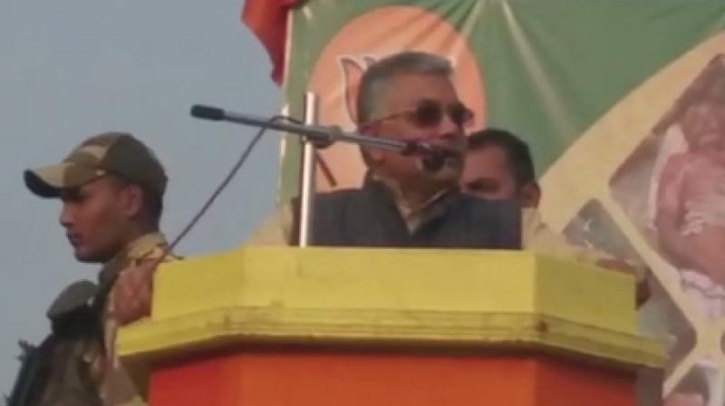 Ghosh also accused the police of lodging 'fake' cases against his party workers. (Photo: ANI | Twitter) Ghosh also accused the police of lodging 'fake' cases against his party workers. (Photo: ANI | Twitter)
