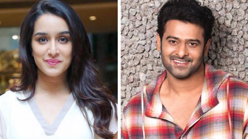 Shraddha Kapoor and Prabhas. Shraddha Kapoor and Prabhas.