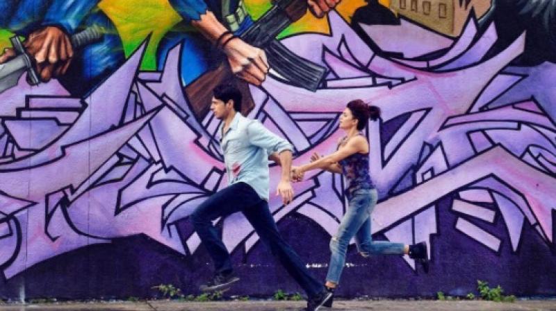 Sidharth Malhotra and Jacqueline Fernandez in the brand new poster of 'A Gentleman'. Sidharth Malhotra and Jacqueline Fernandez in the brand new poster of 'A Gentleman'.