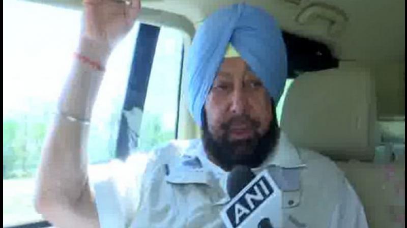 The Chief Minister said that the Congress will surely take an action against Sidhu for his alleged remarks as the party does not believe in indiscipline. (Photo: ANI) The Chief Minister said that the Congress will surely take an action against Sidhu for his alleged remarks as the party does not believe in indiscipline. (Photo: ANI)