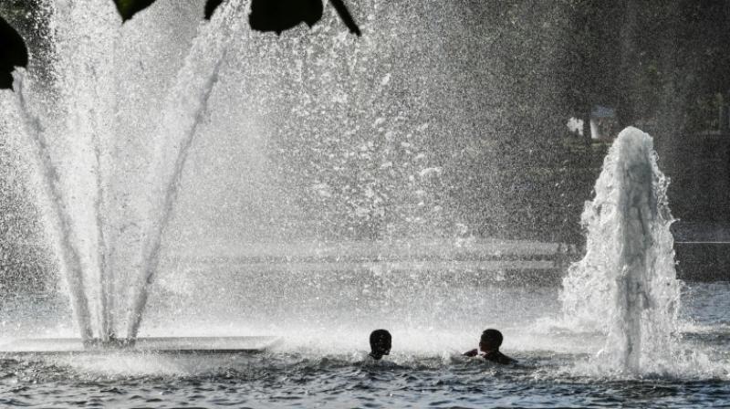 European heatwave soared towards its peak on Wednesday. (Photo: AFP) European heatwave soared towards its peak on Wednesday. (Photo: AFP)