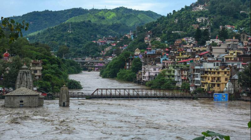 Heavy rains remained unabated in Haryana and Punjab on Sunday causing floods in some parts, while authorities sounded a high alert in the two states. (Photo: PTI) Heavy rains remained unabated in Haryana and Punjab on Sunday causing floods in some parts, while authorities sounded a high alert in the two states. (Photo: PTI)