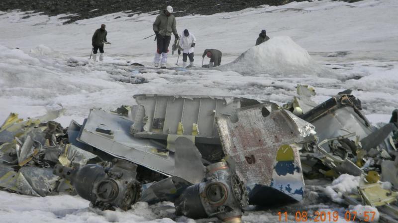 It said that the search areas including the location of recoveries have been mapped for future reference and that the expedition was joined by a team of Indian Air Force on August 6, 2019 to augment the search and identification efforts. (Photo: ANI) It said that the search areas including the location of recoveries have been mapped for future reference and that the expedition was joined by a team of Indian Air Force on August 6, 2019 to augment the search and identification efforts. (Photo: ANI)