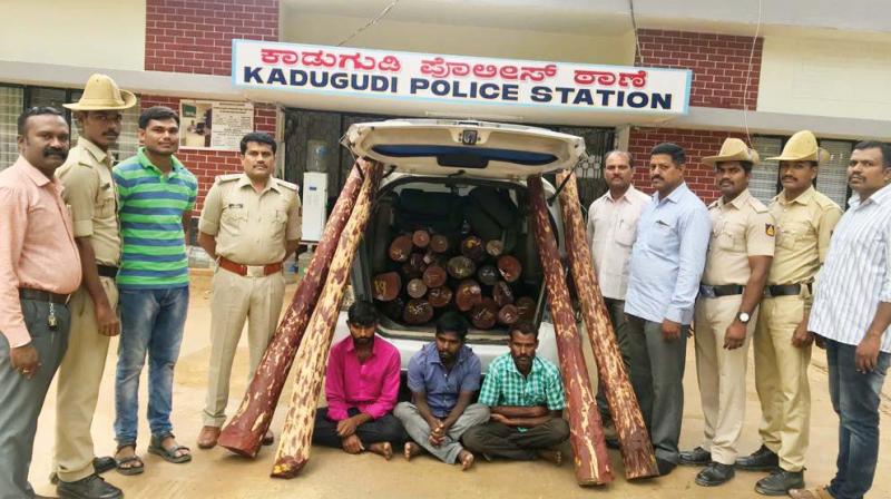 The Kadugodi police who have registered a case are investigating where the accused were involved in similar cases in the past. The Kadugodi police who have registered a case are investigating where the accused were involved in similar cases in the past.