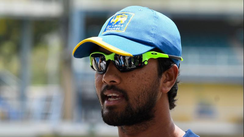 The fifth and final ODI is on Sunday, but Chandimal was not included in the squad for that match. (Photo: AFP) The fifth and final ODI is on Sunday, but Chandimal was not included in the squad for that match. (Photo: AFP)