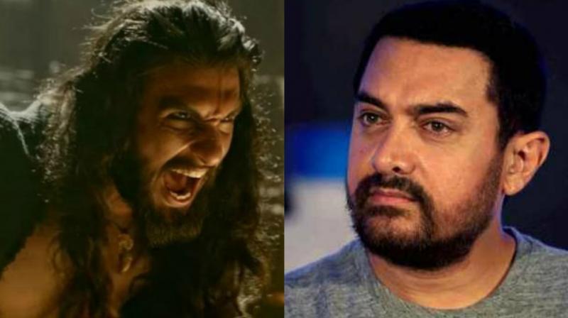 dRanveer Singh, who plays Alauddin Khilji in 'Padmaavat', seems to have entered the big league which includes Aamir Khan with the success. dRanveer Singh, who plays Alauddin Khilji in 'Padmaavat', seems to have entered the big league which includes Aamir Khan with the success.