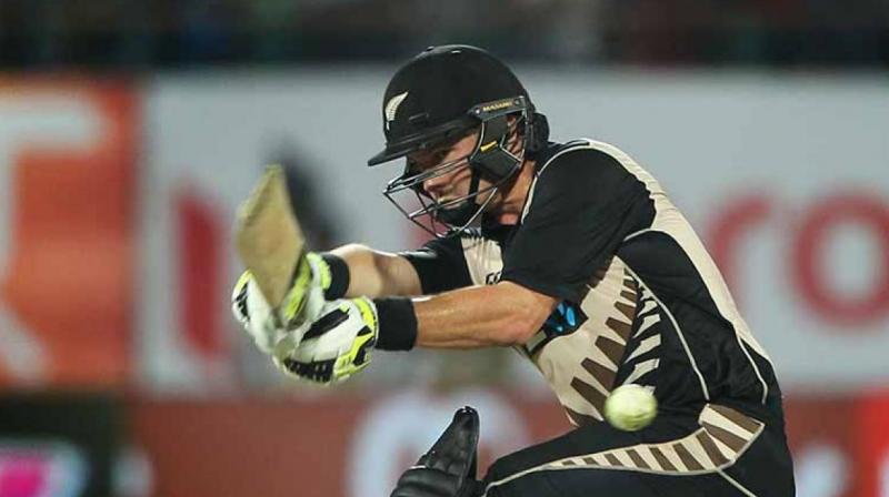 Colin Munro en route to his century in the second T20. (Photo: BCCI) Colin Munro en route to his century in the second T20. (Photo: BCCI)