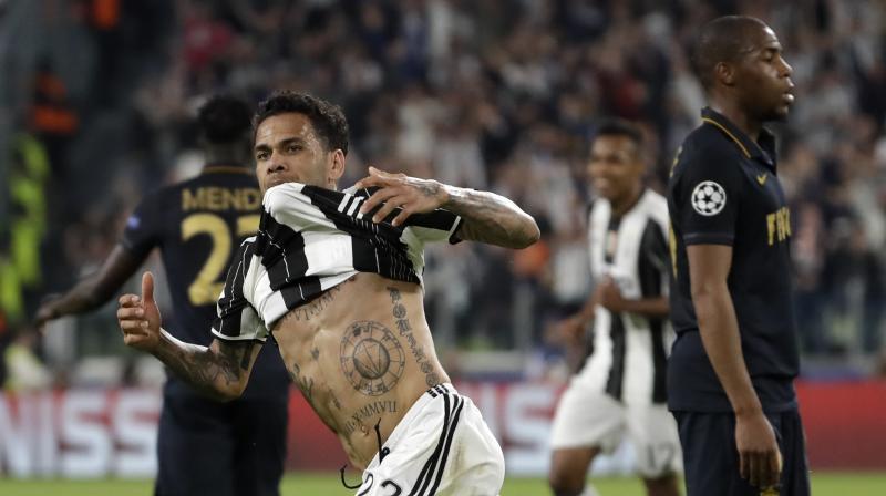 Dani Alves's 25-yard strike followed Mario Mandzukic's opener for Juventus, as any semblance of a contest was snuffed out by half-time. (Photo: AP) Dani Alves's 25-yard strike followed Mario Mandzukic's opener for Juventus, as any semblance of a contest was snuffed out by half-time. (Photo: AP)