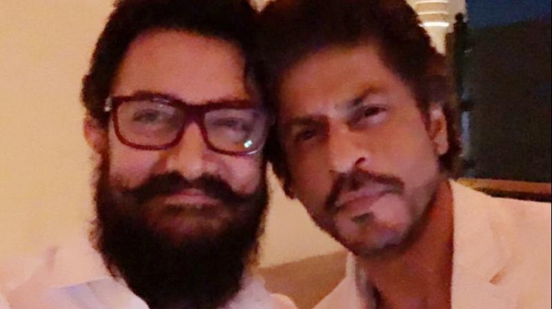 The picture that Shah Rukh Khan shared on Twitter. The picture that Shah Rukh Khan shared on Twitter.