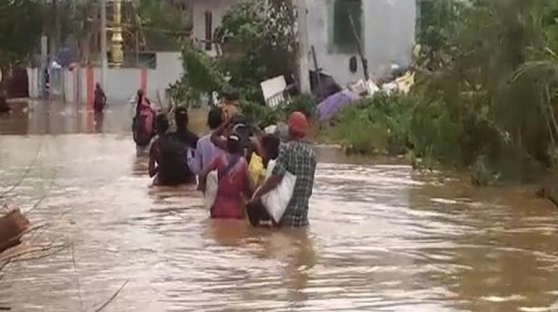 The collector warned the people in the nearby areas to be alert. (Photo: ANI) The collector warned the people in the nearby areas to be alert. (Photo: ANI)