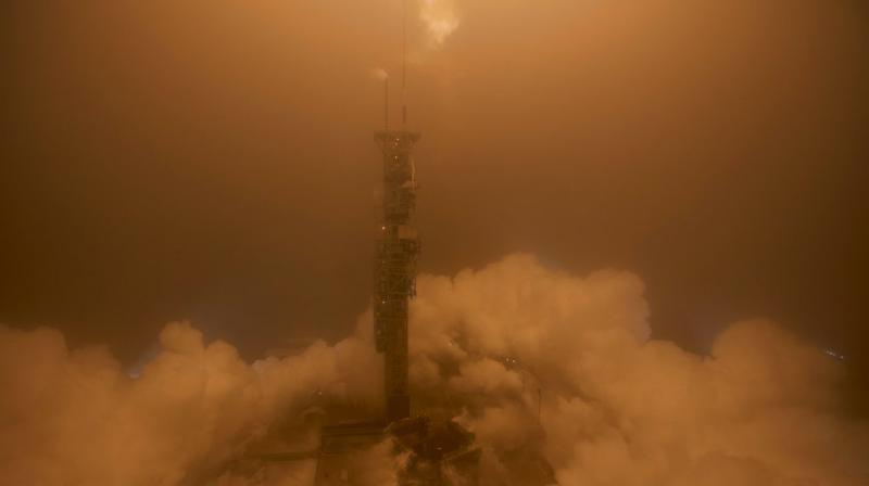 InSight spacecraft launches onboard a United Launch Alliance Atlas-V rocket, from Vandenberg Air Force Base, Calif. InSight, short for Interior Exploration using Seismic Investigations, Geodesy and Heat Transport, is a Mars lander designed to study the "inner space" of Mars. (Photo: AP) InSight spacecraft launches onboard a United Launch Alliance Atlas-V rocket, from Vandenberg Air Force Base, Calif. InSight, short for Interior Exploration using Seismic Investigations, Geodesy and Heat Transport, is a Mars lander designed to study the "inner space" of Mars. (Photo: AP)