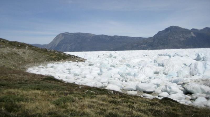 Even though temperatures will be going down in Greenland by the end of this week, the ice melt is not likely to stop anytime soon. (Photo: AP) Even though temperatures will be going down in Greenland by the end of this week, the ice melt is not likely to stop anytime soon. (Photo: AP)