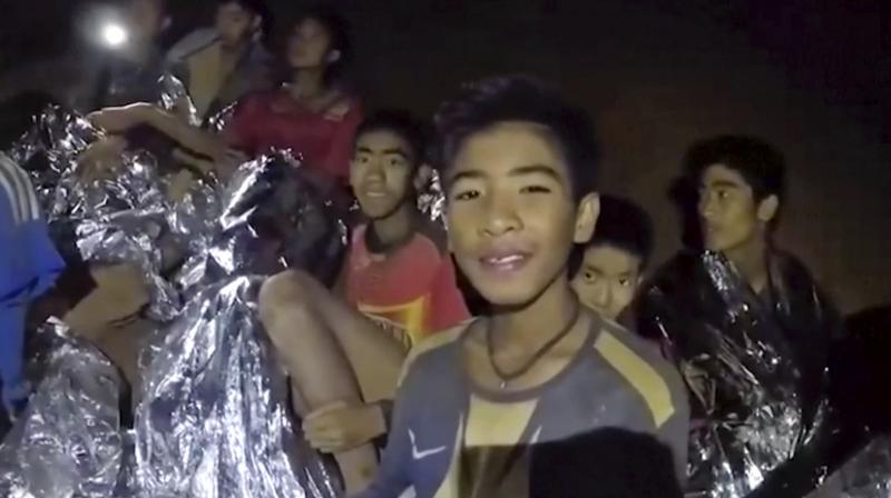 Authorities in northern Chiang Rai province began the dangerous mission to bring out the 12 boys and their coach earlier on Sunday. (Photo: File/AP) Authorities in northern Chiang Rai province began the dangerous mission to bring out the 12 boys and their coach earlier on Sunday. (Photo: File/AP)